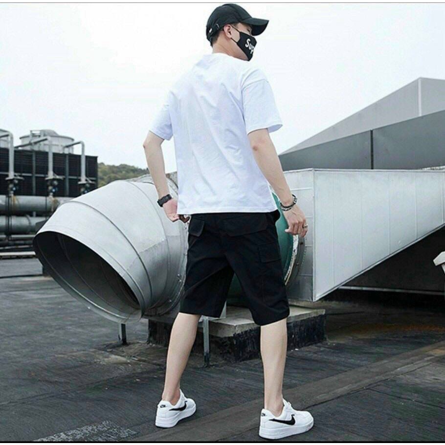 Set bộ đồ nam Quần áo thun mùa hè cao cấp hot nhât Phong cách Hàn Quốc mặc đẹp hot trend 2021