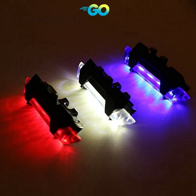 Đèn hậu dành cho xe đạp Đi xe đạp 5 LED USB có thể sạc lại Xe đạp Đèn cảnh báo phía sau Đèn báo phía sau Két sắt