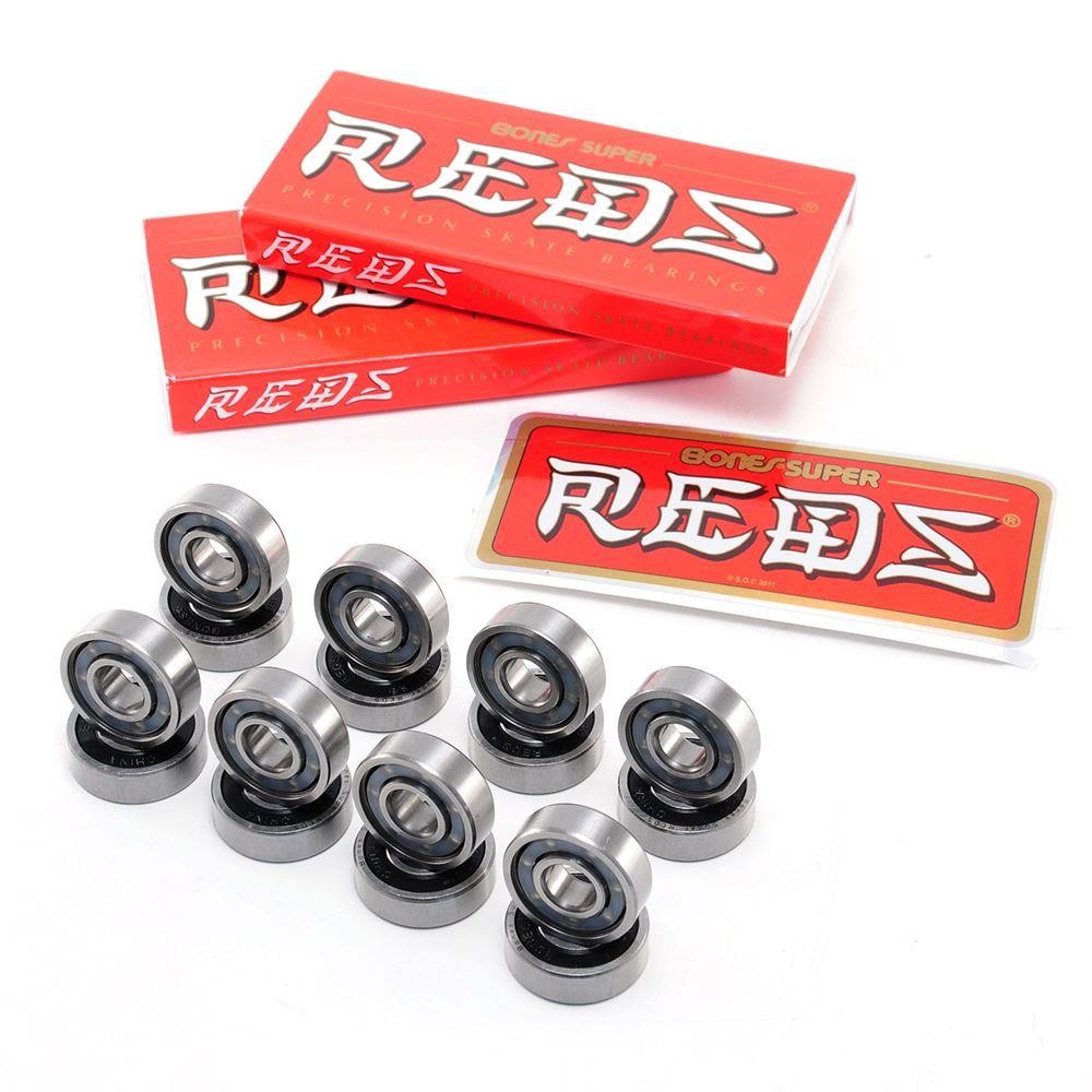 Ổ bi ván trượt cao cấp -  BONES REDS super, classic - 8pcs Skate Bearings