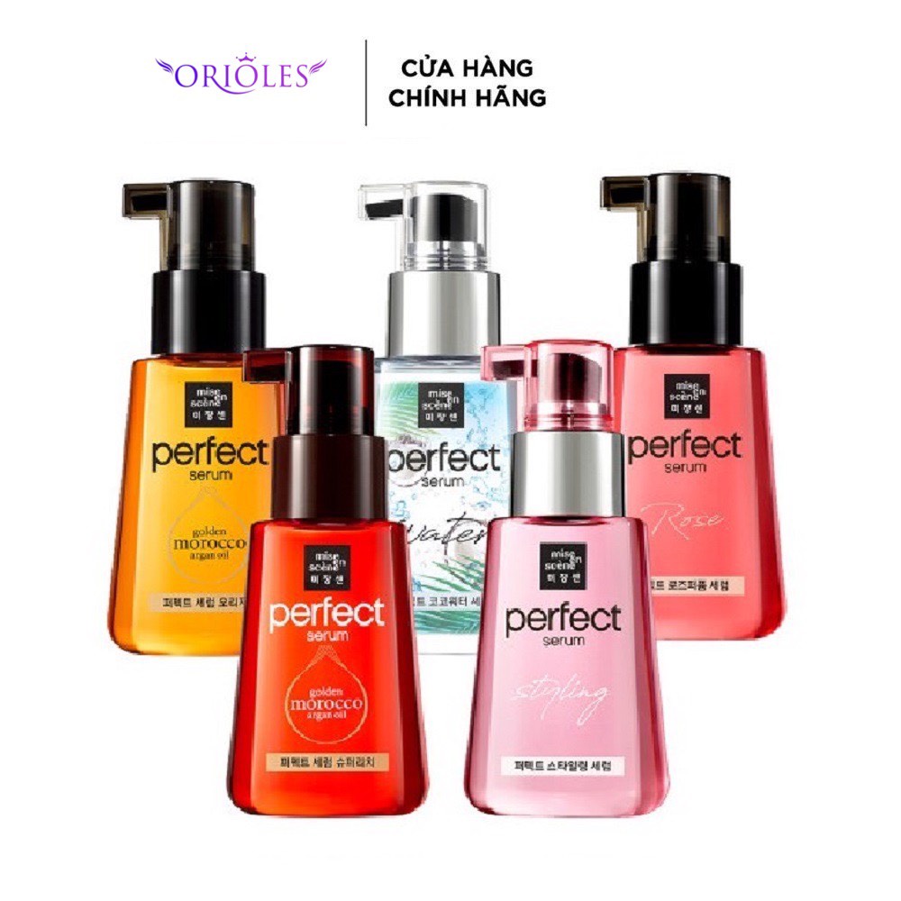 Tinh dầu dưỡng tóc khô xơ, uốn nhuộm, giữ nếp, phục hồi hư tổn Misen En Scene Perfect Repair Serum Hàn Quốc 80ml