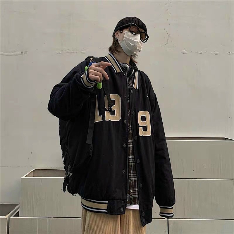 ÁO BOMBER 1990 KAKI UNISEX FROM RỘNG