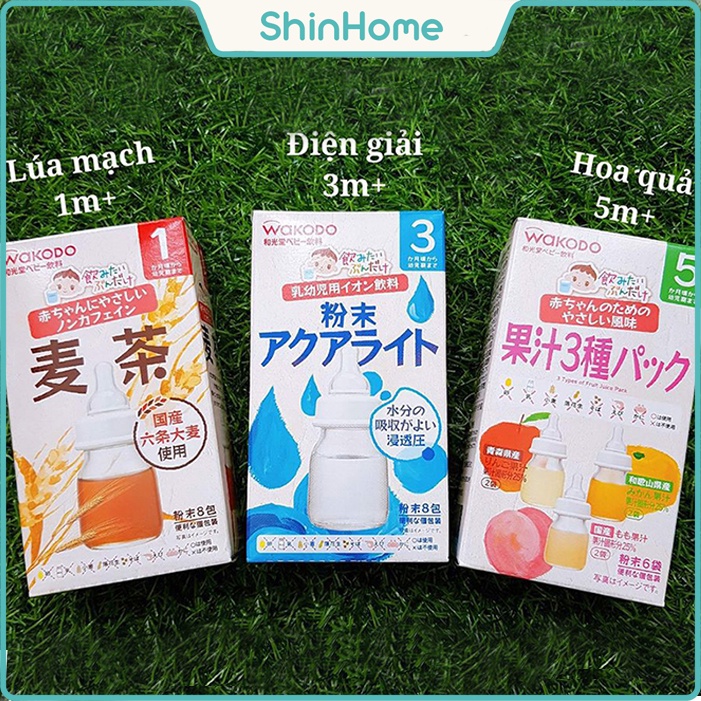 Trà ăn dặm Wakodo Nhật Bản (tách gói)