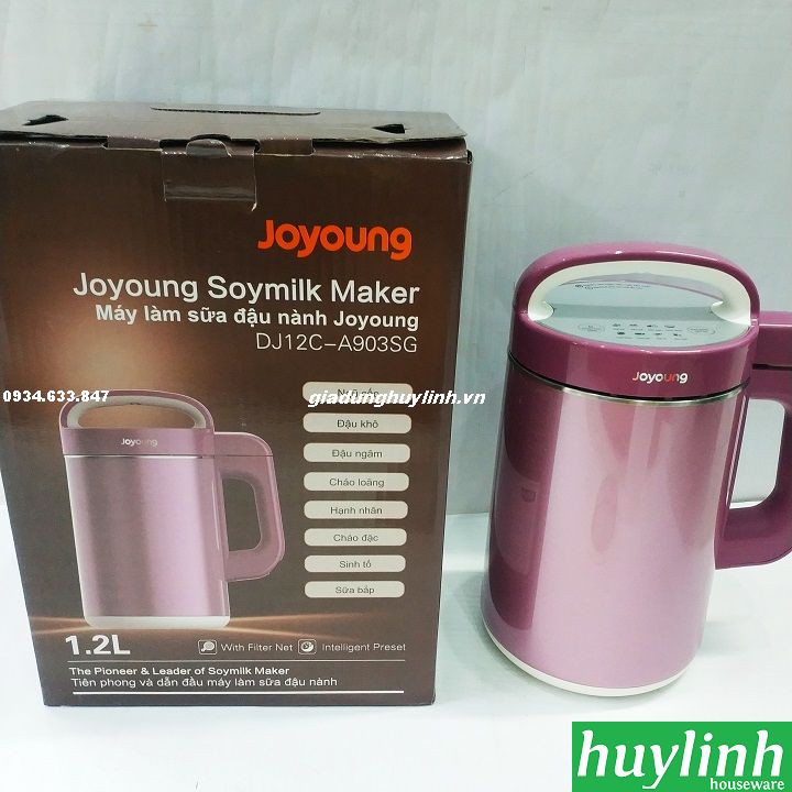 Máy làm sữa đậu nành Joyoung DJ12C-A903SG - 1.2 lít - BH 24 tháng