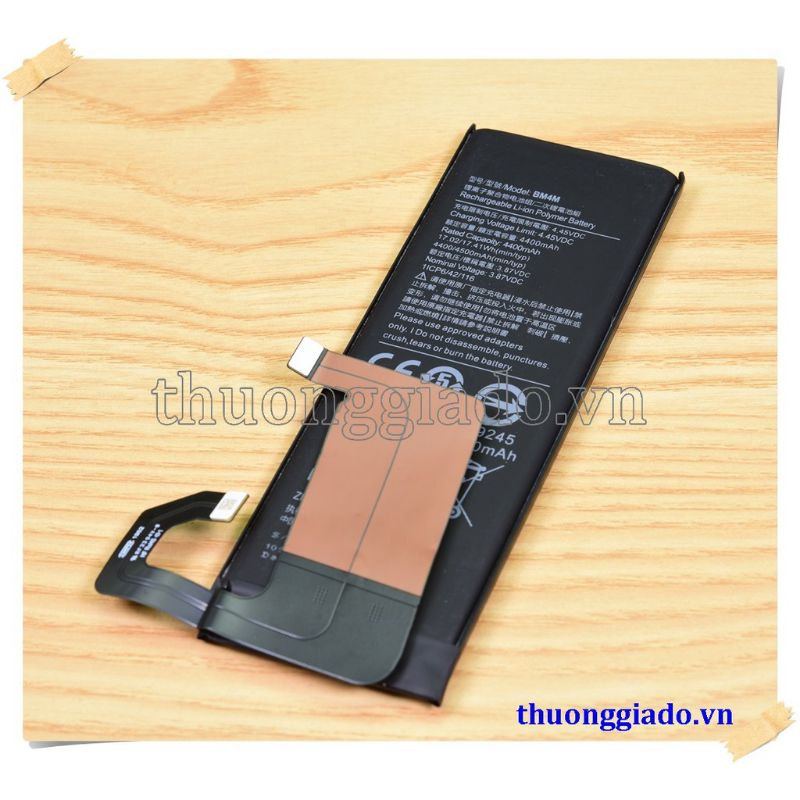 pin Mi 10 Pro 5G (BM4M) 3.87V 4500mAh bảo hành 6 tháng đổi mới.