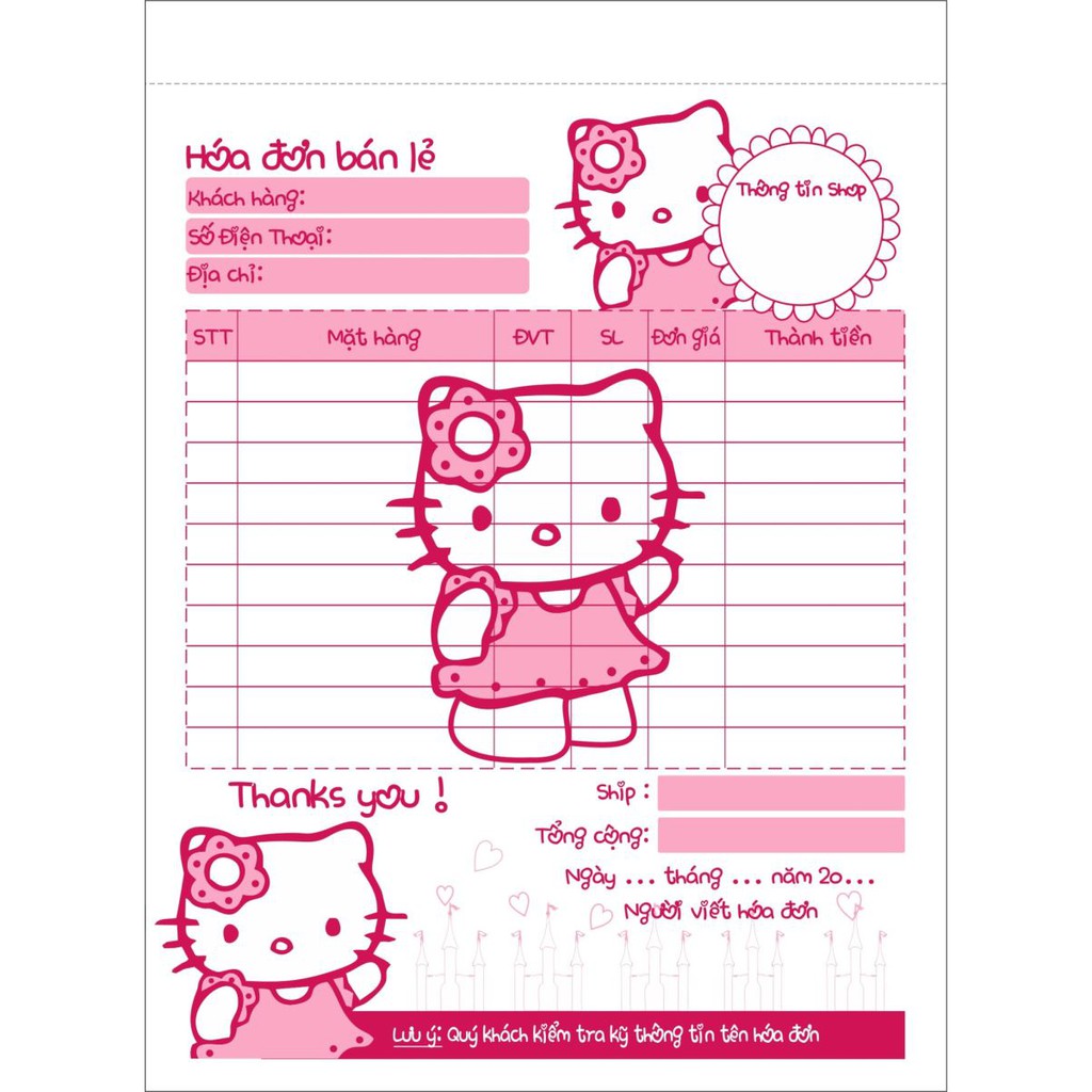 Combo card visit và hoá đơn A6 | BigBuy360 - bigbuy360.vn