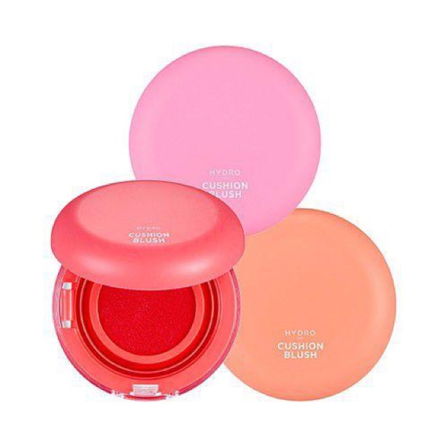 Má hồng dạng nước Hydro Cushion Blush The Face Shop #03 Coral Cam tươi siêu xinh