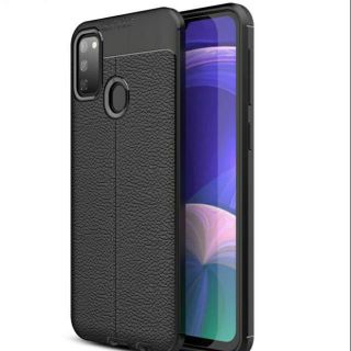 Samsung A21s _ ốp lưng vân da cao cấp chính hãng auto focus