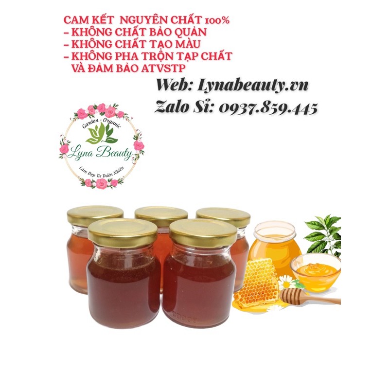 MẬT ONG HOA CÀ PHÊ NGUYÊN CHẤT 100% 150GR (LÀM ĐẸP- UỐNG - GIA VỊ)