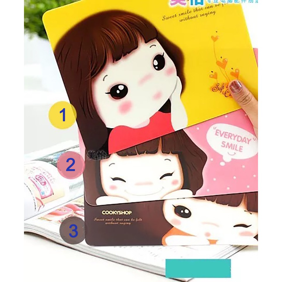 Miếng lót chuột máy tính Chibi dễ thương