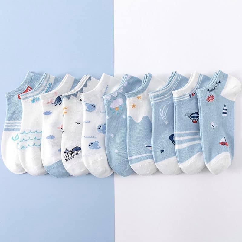 Tất Ngắn Cổ - Hoạ Tiết Xinh - Hàng Nội Địa Trung