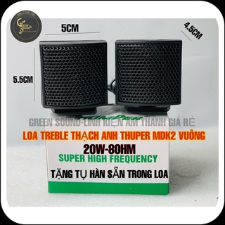 Bộ đôi loa treble thạch anh thumper md2k vuông