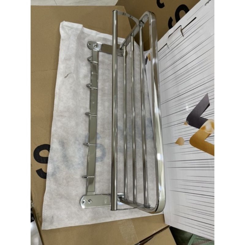 Vắt khăn nhà tắm Inox 304,kệ để khăn tắm, móc treo quần áo