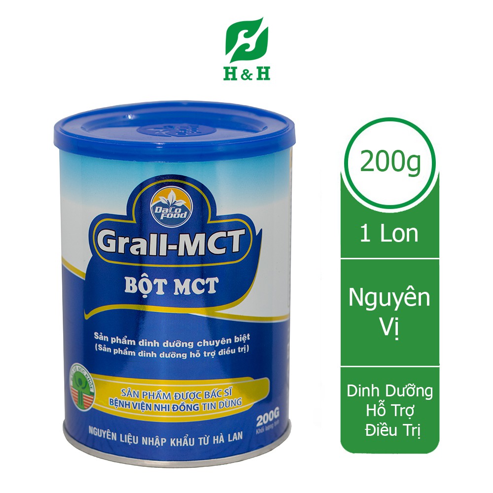 Bột Grall MCT – Bổ sung năng lượng, tăng cường thể chất cho trẻ em và cả người lớn - 200g