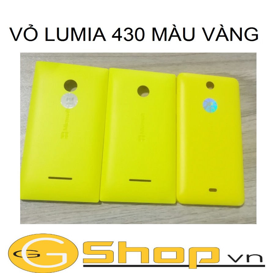 VỎ LUMIA 430 MÀU VÀNG