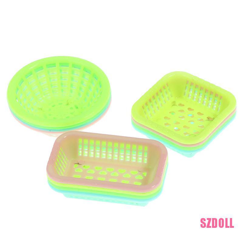 Bộ 5 Giỏ Đựng Rau Củ Đồ Chơi Nhà Búp Bê Tỉ Lệ 1:12 ts3SZDOLL