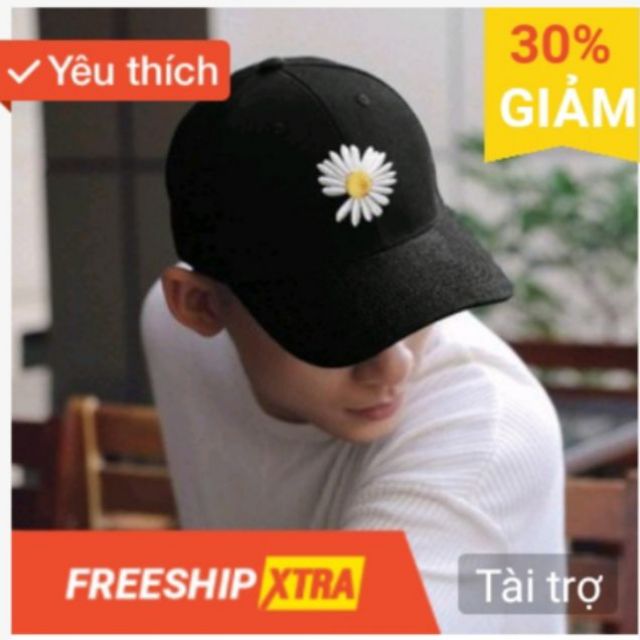 Nón kết nón lưỡi trai , Bông Hoa Cúc Rụng cánh Hot Trend 2020