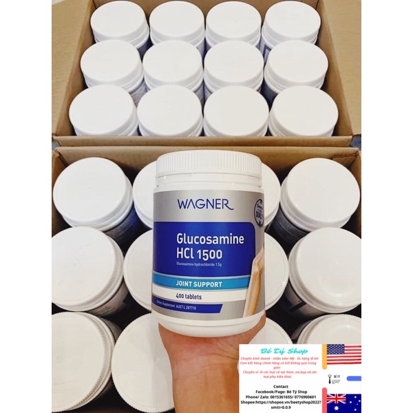 Viên Uống Bổ Sụn Khớp Glucosamin Wagner Glucosamine Hcl 1500
