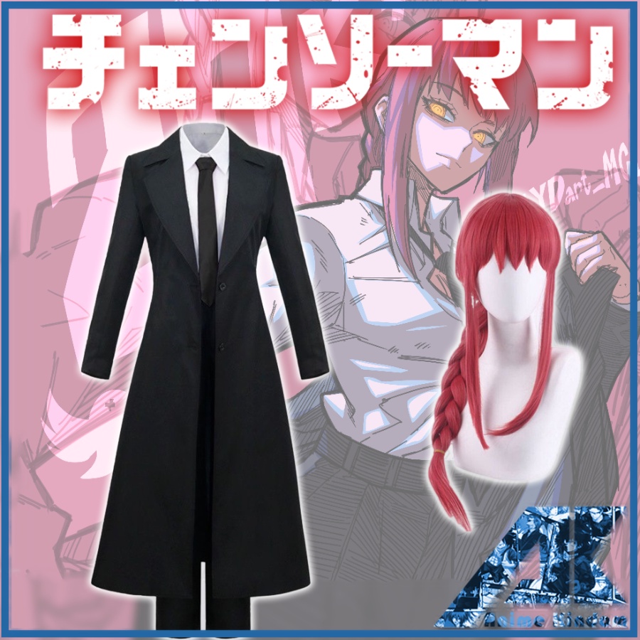 Chainsaw man Makima Cosplay Costumes Bộ Trang Phục Hóa Trang Nhân Vật Hoạt Hình