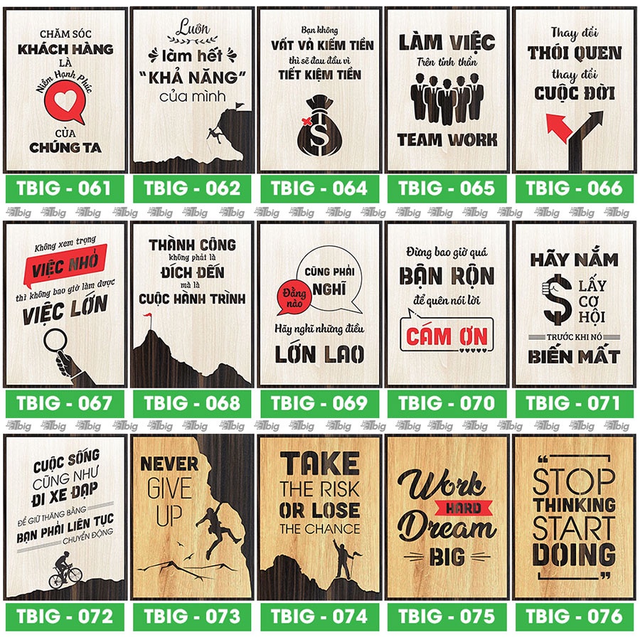 Mua Tranh treo tường, tranh slogan, tranh tạo đông lực cực mạnh decor ...
