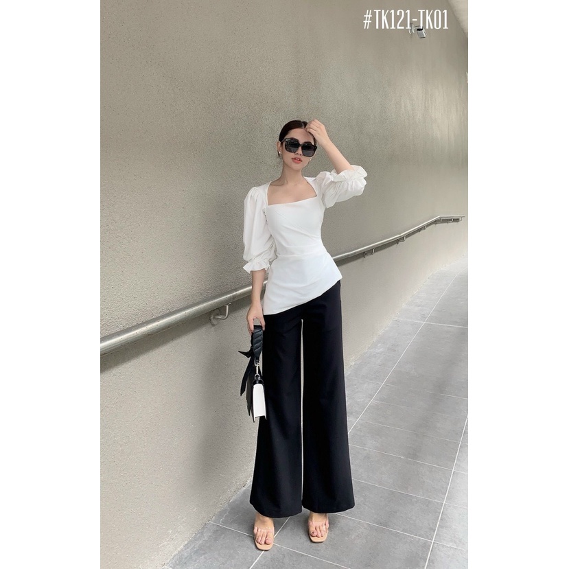 ÁO TÀ CHÉO HÀNG THIẾT KẾ, chất tây lạnh mềm [Moment House]