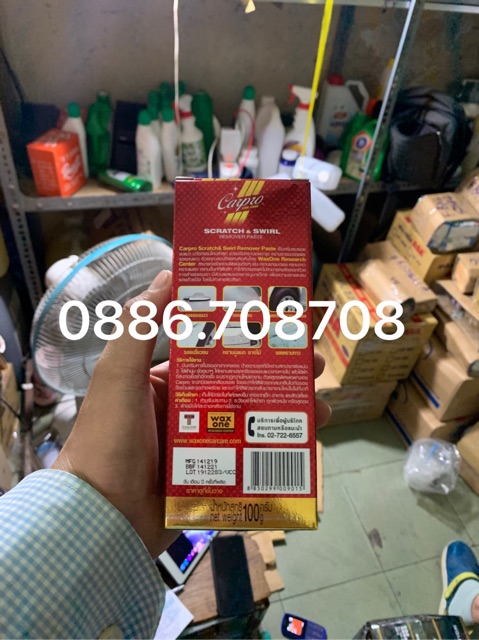 Kem xoá vết xước Carpro của Waxone 100g