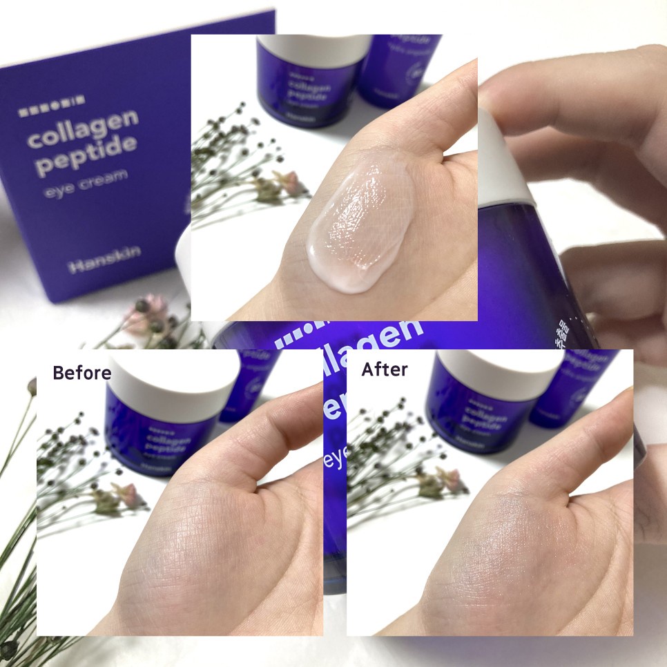 Kem dưỡng mắt ngăn lão hóa Hanskin Collagen Peptide Eye Cream 80ml