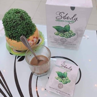 Combo 2 nấm giảm cân sbody green coffee( bao hàng chính hảng cty)