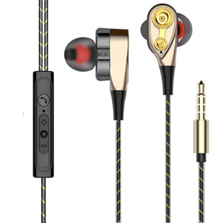 #cz In-Ear Double-Motion Headphones Sports Running Game Music Headphones Hifi