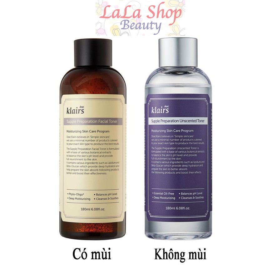 Nước hoa hồng Dear Klairs Supple Preparation Facial Toner