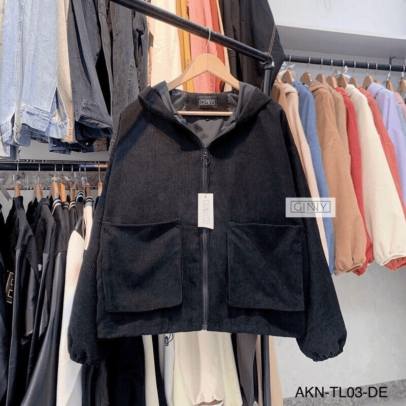 (HCM) ÁO KHOÁC NHUNG NỮ FORM RỘNG CÓ MŨ TRÙM ĐẦU SIÊU XINH , THỜI TRANG HÀN QUỐC NỮ TÍNH KOKO MI FASHION