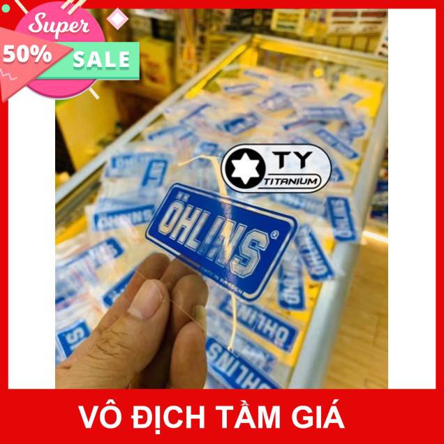 TEM OHLINS XANH KÉO LỤA trong suốt cực chất