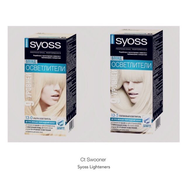 Kem tẩy tóc Syoss Lighteners 13-0 và 13-5