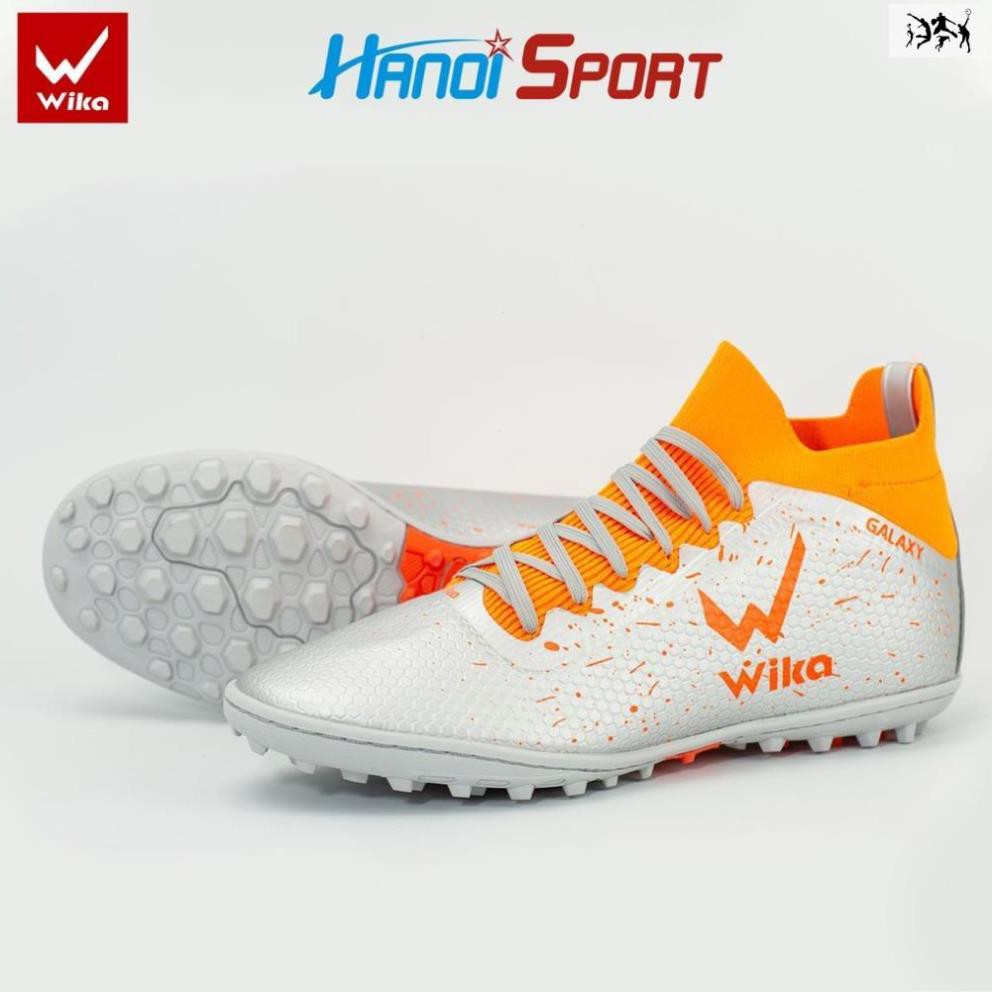 Giày đá bóng Wika Văn Toàn Galaxy cổ cao đế TF Sân cỏ nhân tạo Chất