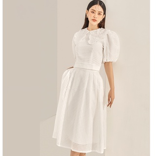BBSTORE'S Set Bộ Công Sở Áo Cổ Bèo Váy Xòe Đi Làm Đi Tiệc Cực Xinh  -K807