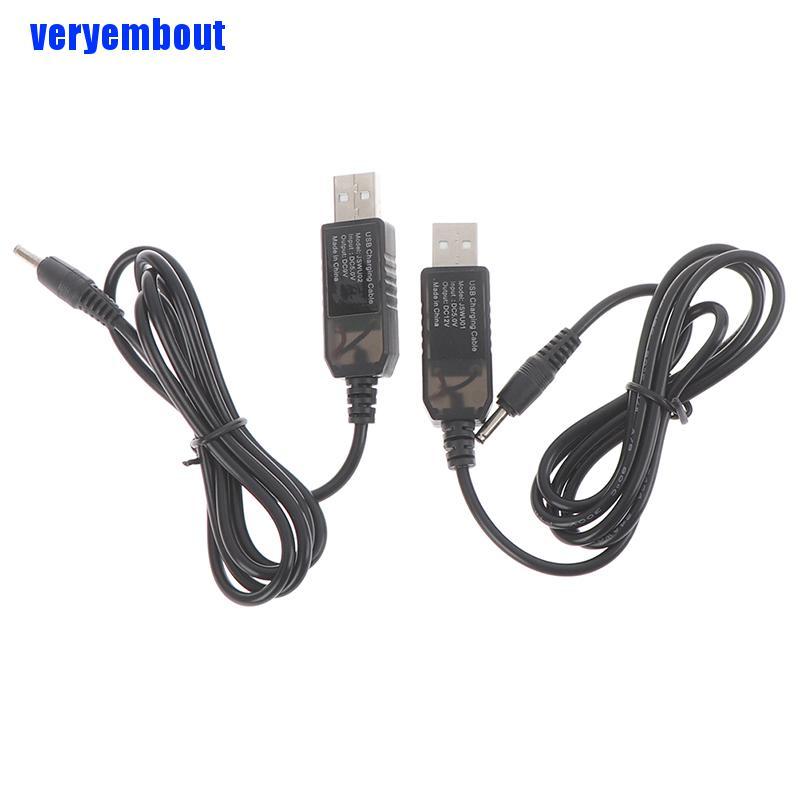 Cáp Tăng Áp Usb 5v Lên Tới 9v 12v 3.5x1.35mm