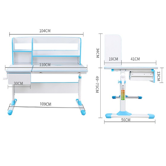 (FreeShip) Bộ bàn học chống gù chống cận 110cm