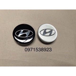 Logo chụp mâm, lazang bánh xe ô tô Hyundai HY-60 Kích thước 60mm