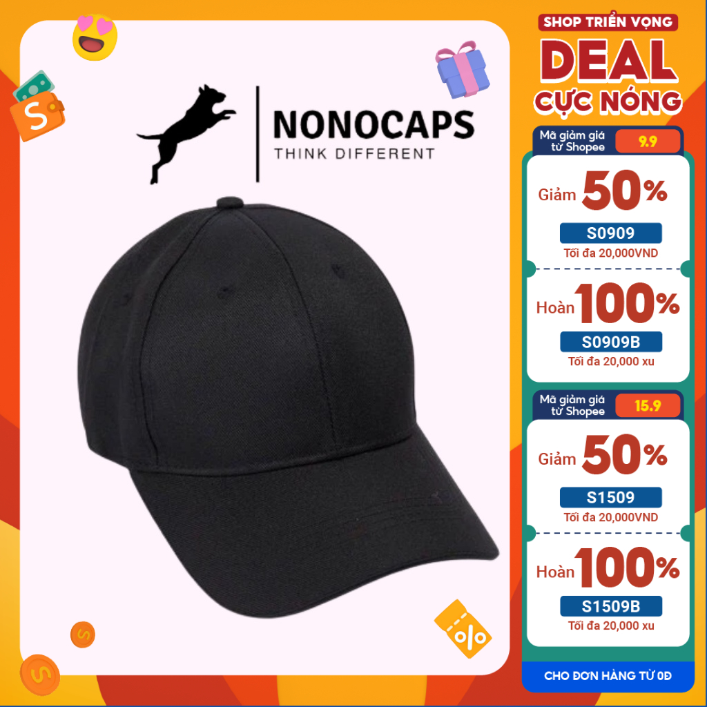 Mũ Nón Kết Lưỡi Trai Trơn Đủ Màu Đơn Giản Thời Trang Phong Cách NONO Fashion Nam Nữ Nón Kết Unisex