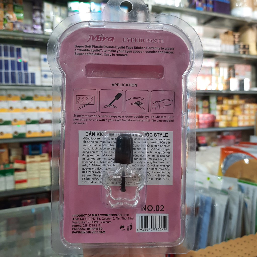 Miếng dán kích mí dạng lưới cao cấp Hàn Quốc Mira 120 miếng