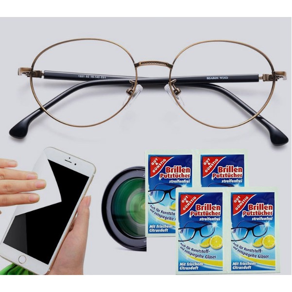 ( Hàng Đức Chuẩn ) Giấy lau kính Brillen Putztücher giúp làm sạch bảo vệ kính - 1 Miếng | BigBuy360 - bigbuy360.vn