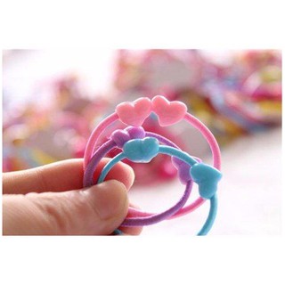 Bịch 50 thun cột tóc cho bé nhiều màu