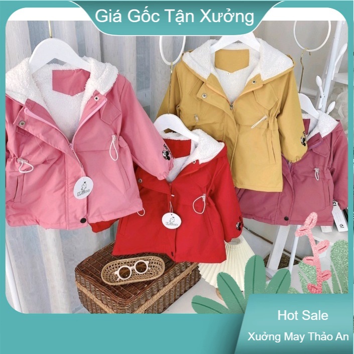 Áo Parka lót lông bé gái Thảo An SSS