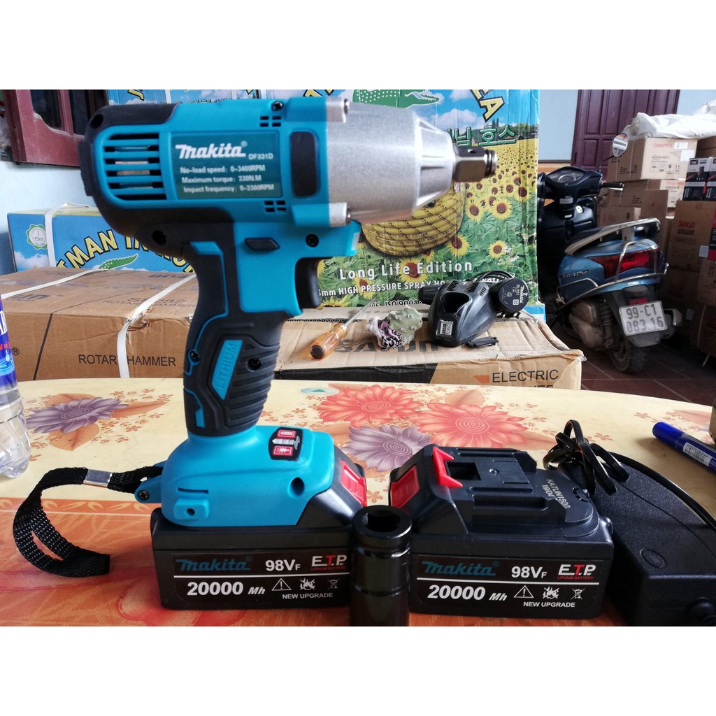 Máy Siết Bulong-Máy Bắn Vít Tôn Makita Không Chổi Than 98V