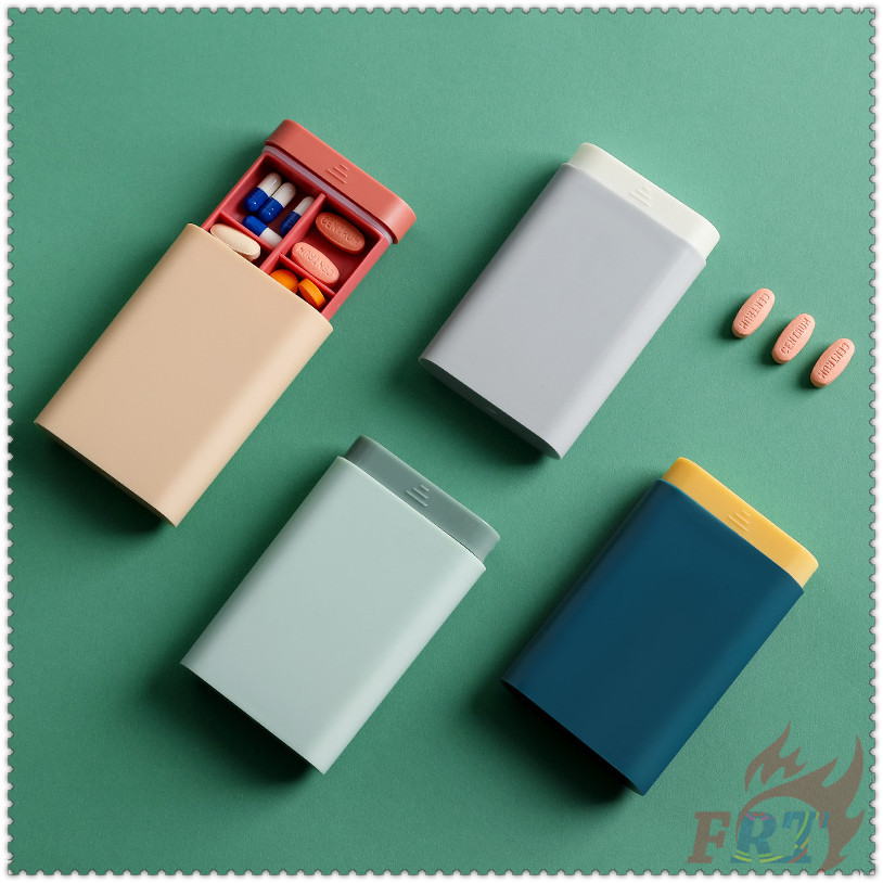 ♦ Hộp Đựng Thuốc ♦ 1 Hộp Đựng Thuốc Nhỏ Gọn Dùng Khi Đi Du Lịch Ốp