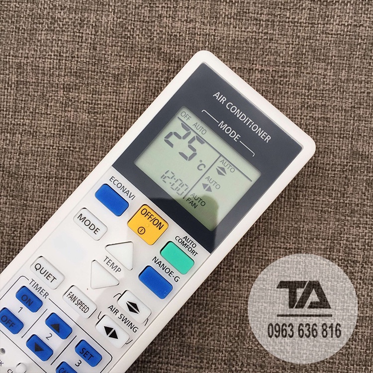 Điều khiển điều hòa Panasonic.┃Remote máy lạnh Panasonic.