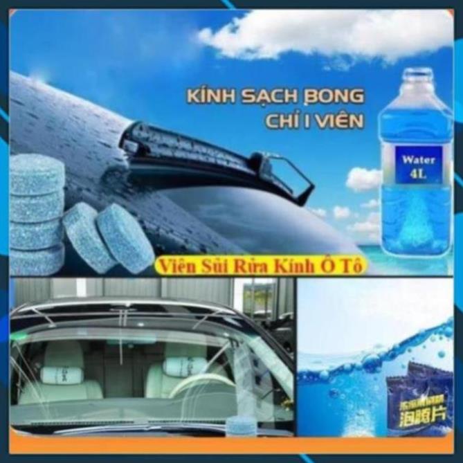 VIÊN SỦI RỬA KÍNH Ô TÔ XE HƠI MIỄN PHÍ SHIP VÀ TẶNG KÈM