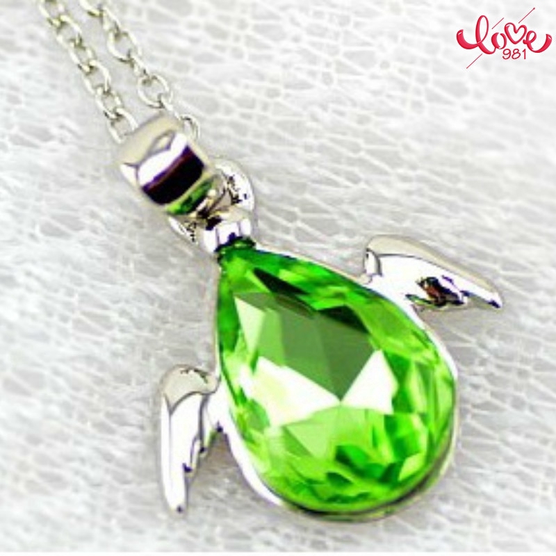 Vòng cổ Mặt Hình Cánh Thiên Thần Đính Đá Pha Lê Thời Trang