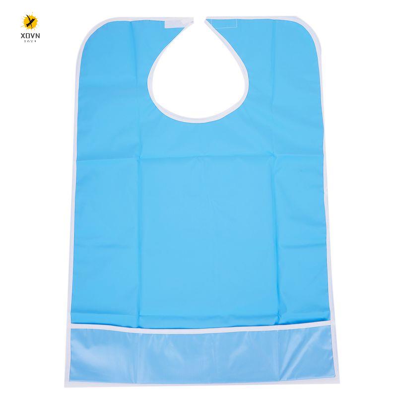 Yếm Ăn Chống Thấm Nước/Tràn Chiều Rộng 45cm Dài 65cm Tiện Dụng Cho Người Lớn