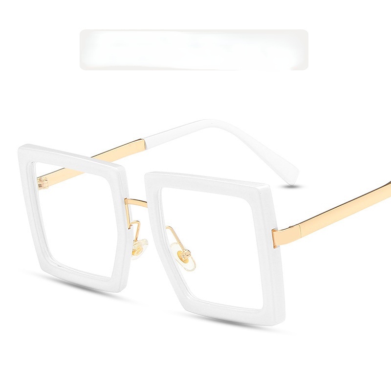 Mắt Kính Gọng Vuông Bản To Chống Ánh Sáng Xanh Thời Trang Cho Nam Nữ