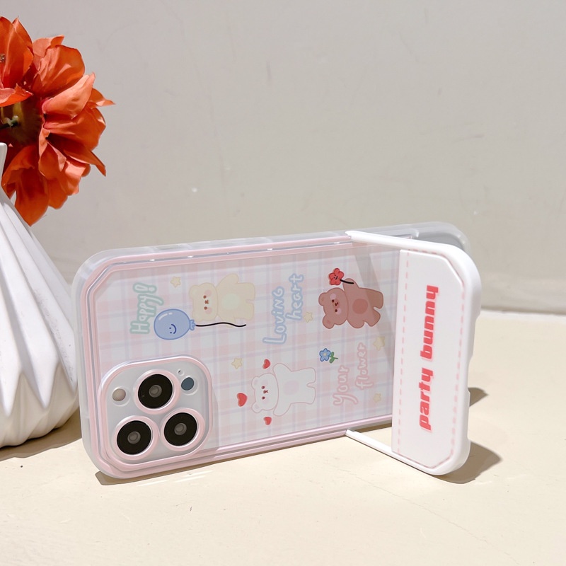 Ốp lưng iphoneỐp Điện Thoại  Kèm Giá Đỡ Tàng Hình Họa Tiết Hoạt Hình Dễ Thương Cho iphone 14 / 13Pro 12 / xs / 6 / 7 / 8PLUSDinuo case